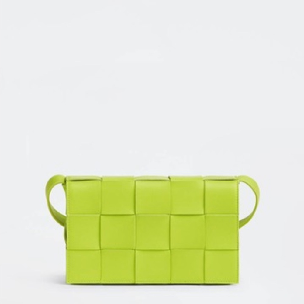 Bottega Veneta Cassette Bag in Electric Kiwi